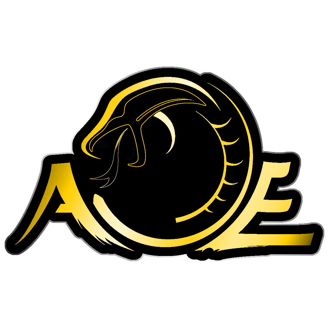 All Out E-Sports logo exploration