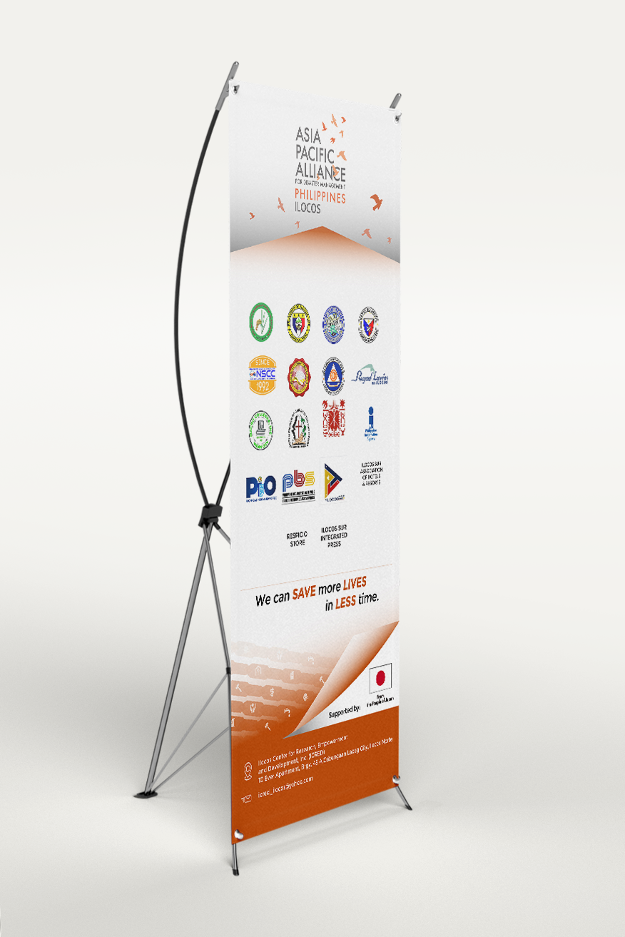 APAD Philippines Ilocos x-stand banner design